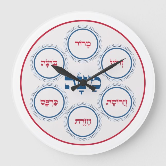 Grande Horloge Ronde Passover Pesach (Recto)