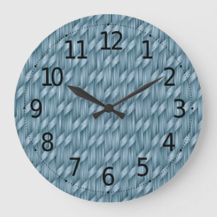 Grande Horloge Ronde Patters de l'Abstract   Wall Clock