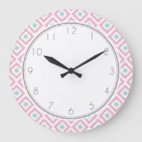 Patters de Pink and Mint Diamond Ikat