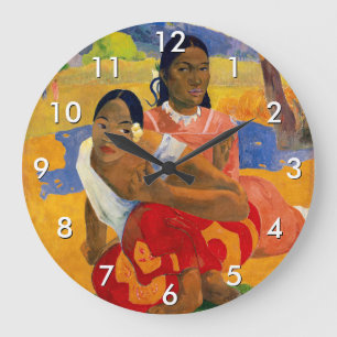 Grande Horloge Ronde Paul Gauguin - Quand Vous Marierez-Vous ?
