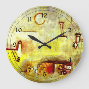Grande Horloge Ronde Paul Klee art : Reconstruction