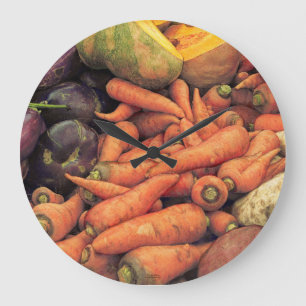 Grande Horloge Ronde Paul McGehee "Nature's Bounty" Clock