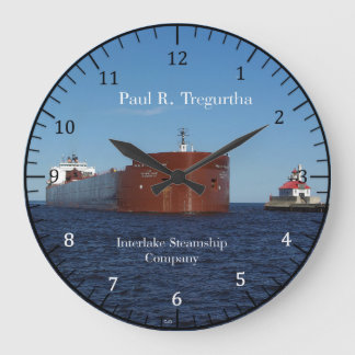 Grande Horloge Ronde Paul R Tregurtha 10.75" wall clock