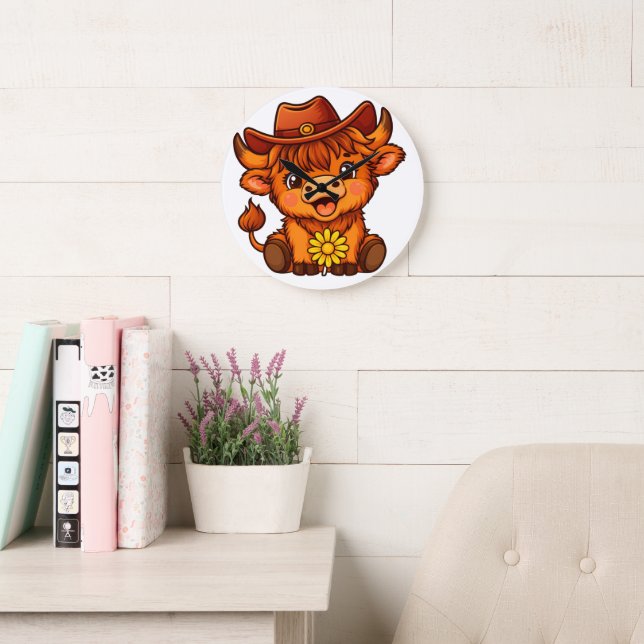 GRANDE HORLOGE RONDE PAYS CUTIE (Salle de lecture)