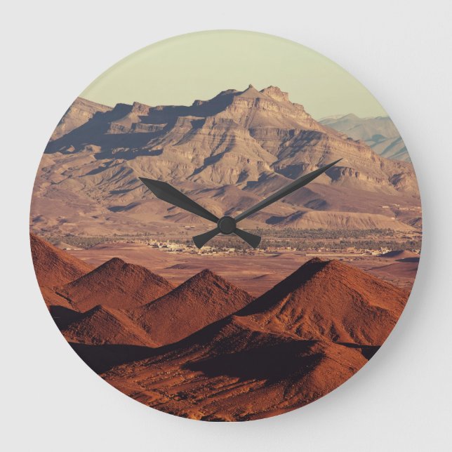 Grande Horloge Ronde Paysages des Montagnes Atlas Maroc Paysages (Recto)