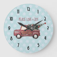 Peace Love & Joy Toy Truck Joyeux Noël
