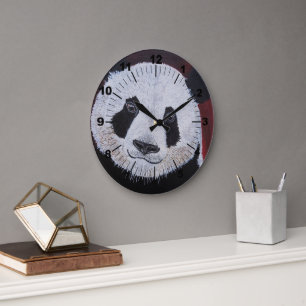 Grande Horloge Ronde Peinture Gentlest of Giants par Alfred Fox