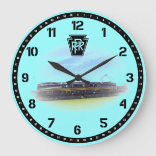 Grande Horloge Ronde Pennsylvania Railroad GG-1 #4800 Side View