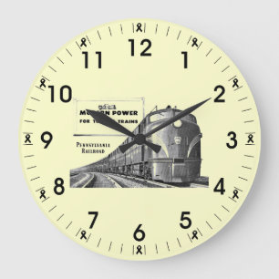 Grande Horloge Ronde Pennsylvania Railroad Modern Train Power