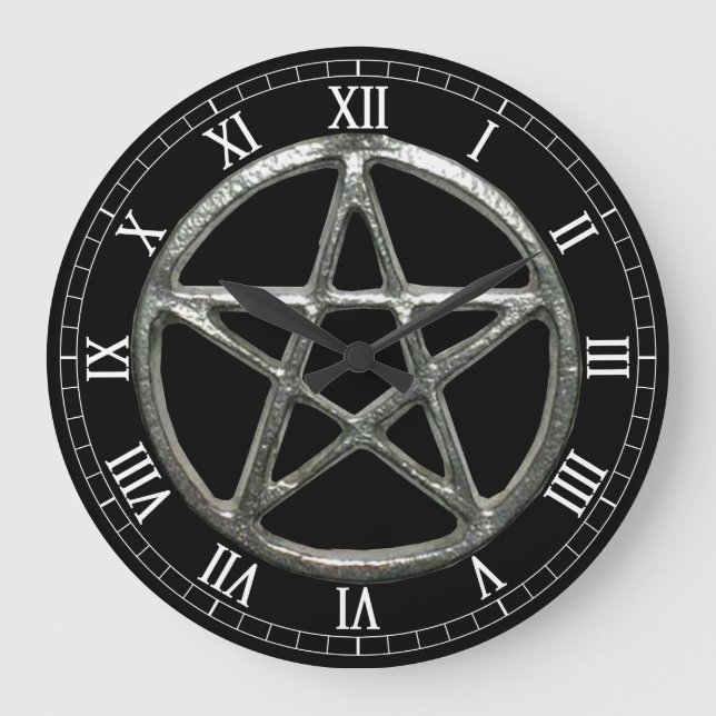 Grande Horloge Ronde Pentacle Round Roman Numerals (Recto)