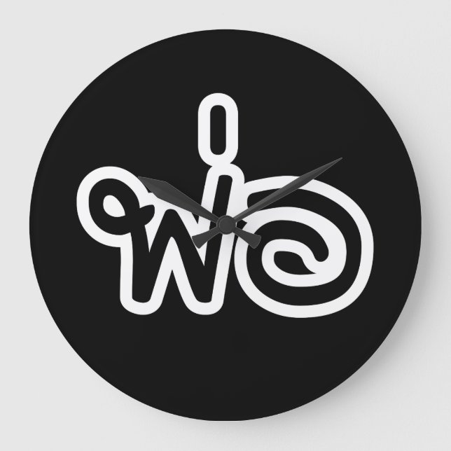 Grande Horloge Ronde Père thaï - พ่ อ / Phaw - Script en langue thaïe (Recto)