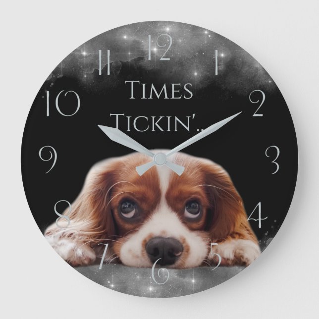 Grande Horloge Ronde Personnalité espagnole du Cavalier King (Recto)