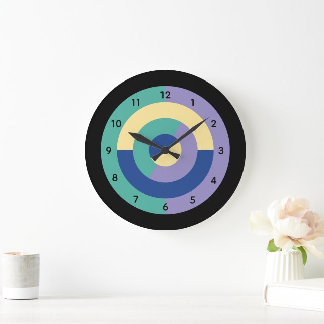 Grande Horloge Ronde Petal Prism (Circular) (Maison)