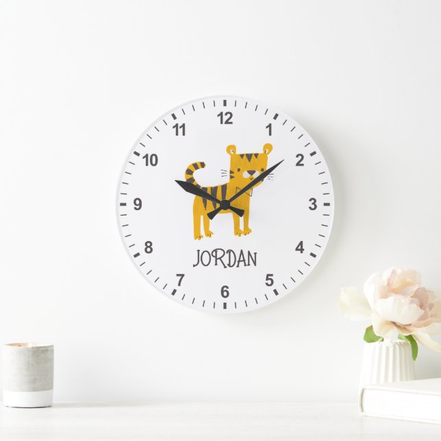 Grande Horloge Ronde Petit homme | Cravate Tiger Bow (Maison)