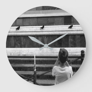Grande Horloge Ronde Petit photographe