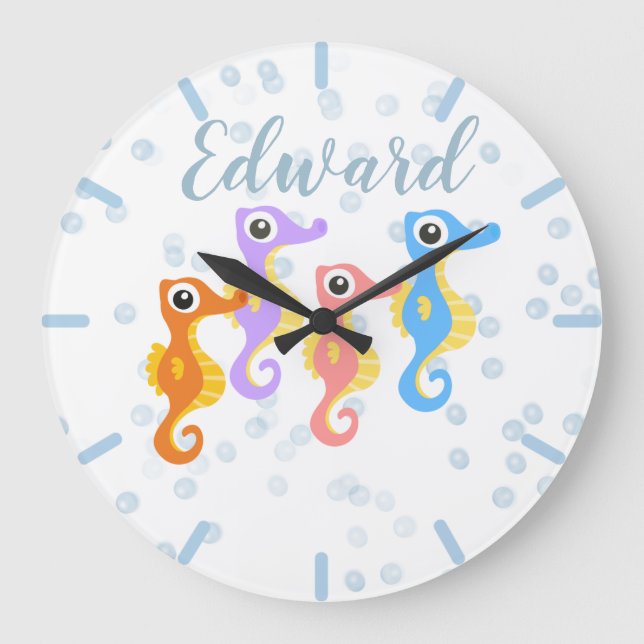 Grande Horloge Ronde Petits Seahores (Recto)