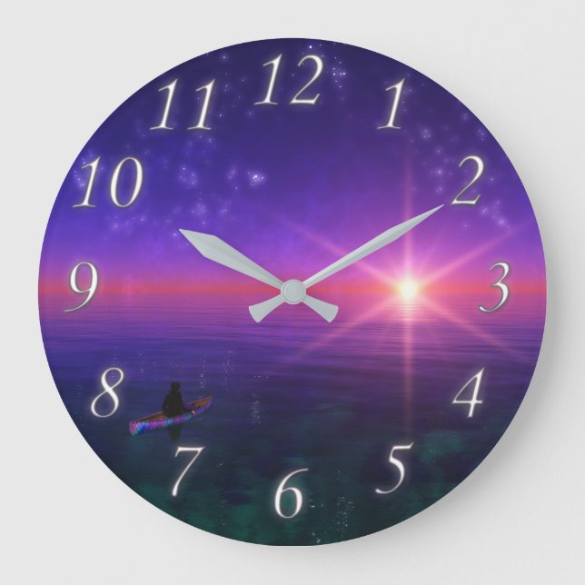 Grande Horloge Ronde Phantastes : Sur l'horloge maritime (Recto)