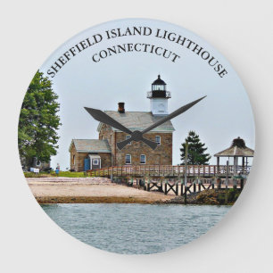 Grande Horloge Ronde Phare de Sheffield Island, Connecticut