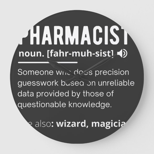 Grande Horloge Ronde pharmacien (Recto)