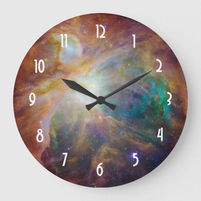Grande Horloge Ronde Photo Orion Nebula Astronomy (Recto)