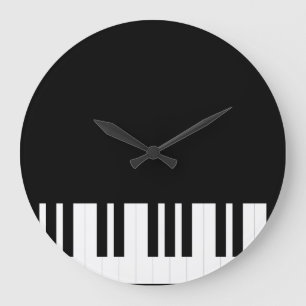 GRANDE HORLOGE RONDE PIANO