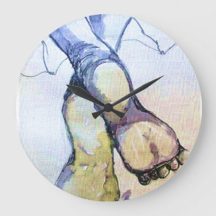 Grande Horloge Ronde Pieds