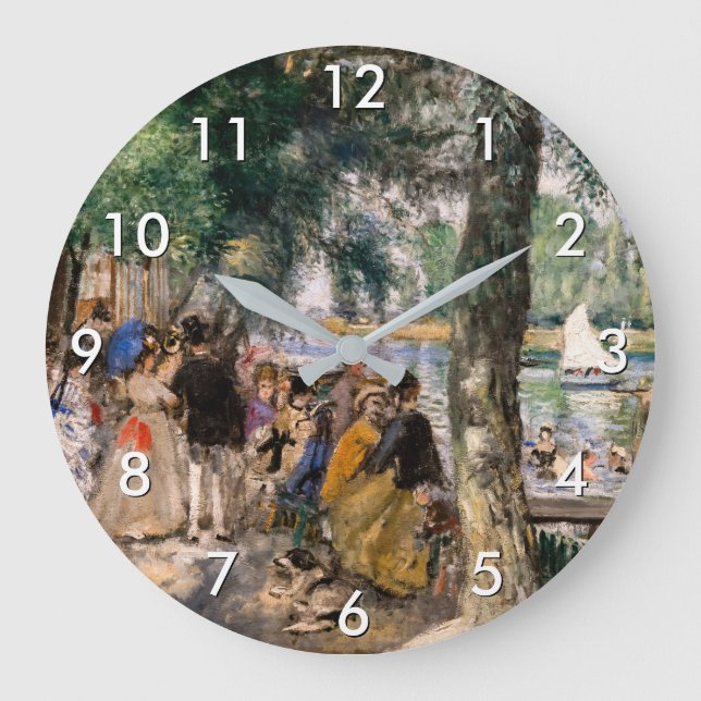 Grande Horloge Ronde Pierre-Auguste Renoir - Baignade sur la Seine (Recto)