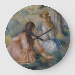 Grande Horloge Ronde Pierre Auguste Renoir   dans le pré