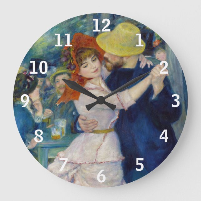 Grande Horloge Ronde Pierre-Auguste Renoir - Danse à Bougival (Recto)