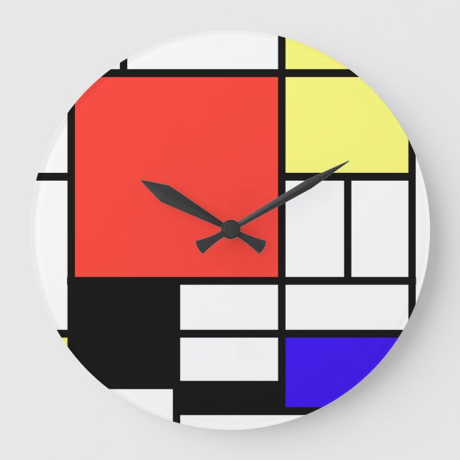 Grande Horloge Ronde Piet Mondriaan (Recto)