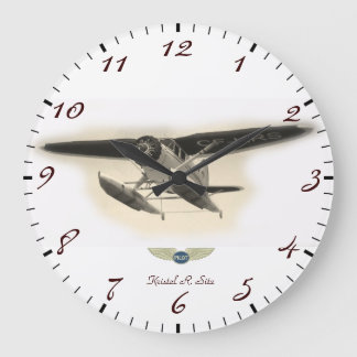 Grande Horloge Ronde Pilote de Stinson Bush