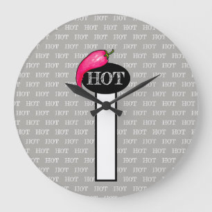 Grande Horloge Ronde Piment