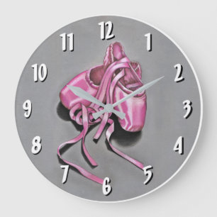 Grande Horloge Ronde Pink Ballet Slippers