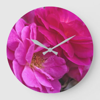 Grande Horloge Ronde Pink Roses