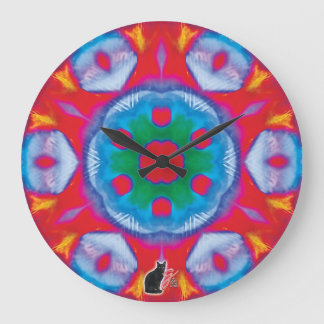 Grande Horloge Ronde Pippin Kaleidoscope