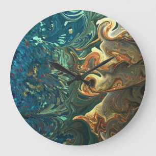 GRANDE HORLOGE RONDE PIQUÉ DU POMPIER - ROND