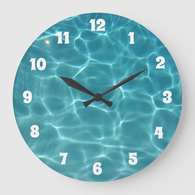 Grande Horloge Ronde Piscine (Recto)