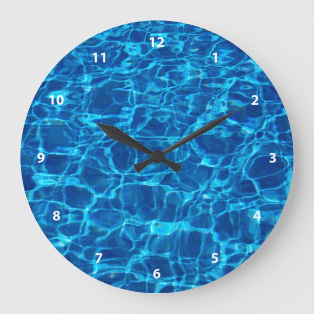 Grande Horloge Ronde Piscine (Recto)