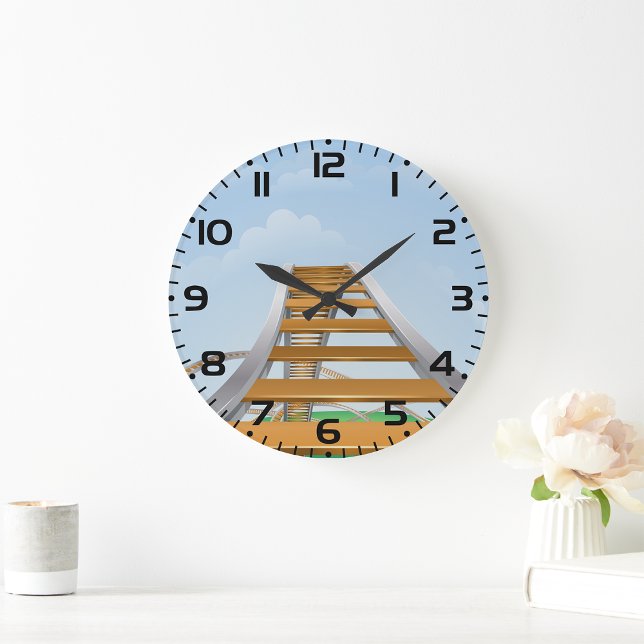 Grande Horloge Ronde Piste de rouleaux (Créateur téléchargé)