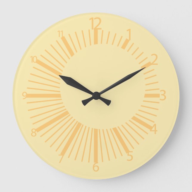 Grande Horloge Ronde Pixelat Displaced Circles by Masanser (Recto)