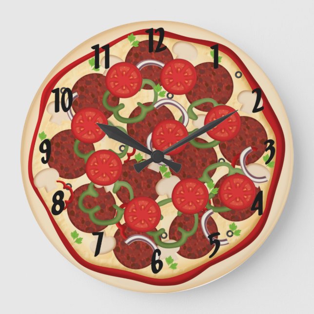 Grande Horloge Ronde Pizza Supreme (Recto)