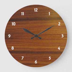 Grande Horloge Ronde placage de cadran