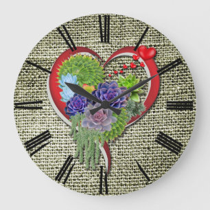 Grande Horloge Ronde plante de jardin pour amateurs de plantes grasses