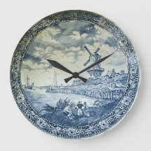 Plaque hollandaise Blue Delft