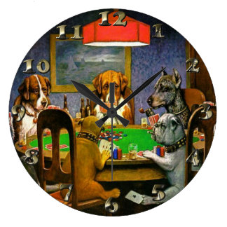 Grande Horloge Ronde Poker