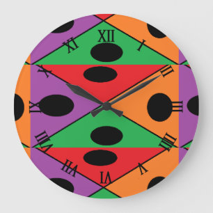 Grande Horloge Ronde Pôle noir