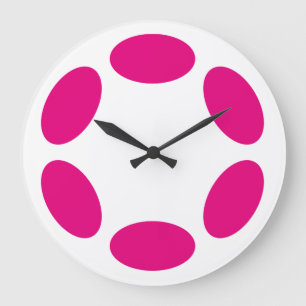 Grande Horloge Ronde Polkadot
