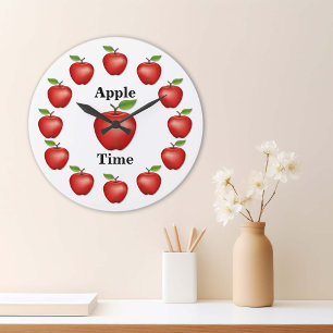 Grande Horloge Ronde Pomme, Red Delicious