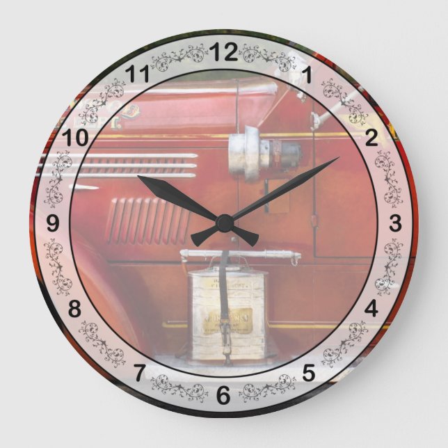 Grande Horloge Ronde Pompier - Service des incendies de Garwood (Recto)
