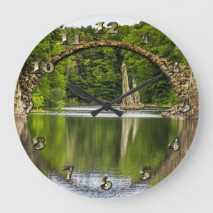Grande Horloge Ronde Pont de Romance en Allemagne